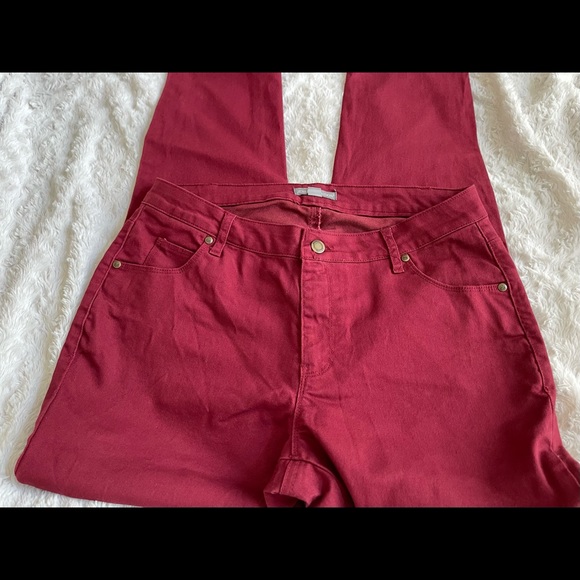 Jessica London High Rise Classic Cotton Denim Straight Jeans Size 12W - Picture 3 of 7